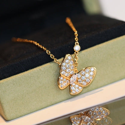 [Marin]BUTTERFLY DIAMOND NECKLACE