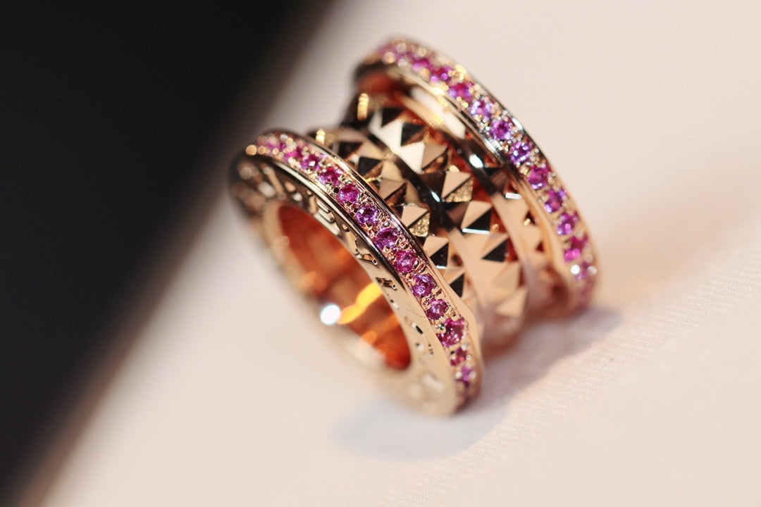 [Marin]ZERO 1 ROCK PINK GOLD PINK DIAMOND NECKLACE
