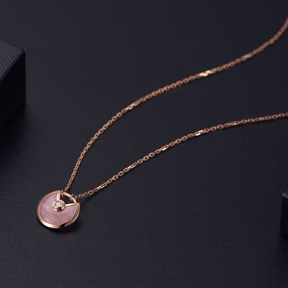[Marin-Jewelry]AMULETTE Marin-Jewelry GOLD PINK MOP NECKLACE