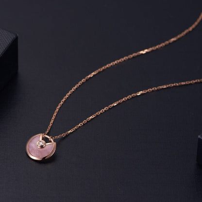 [Marin-Jewelry]AMULETTE Marin-Jewelry GOLD PINK MOP NECKLACE