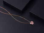 [Marin]AMULETTE ROSE GOLD PINK MOP NECKLACE