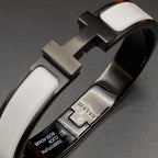 [Marin]H BRACELET 12MM BLACK WHITE CERAMIC