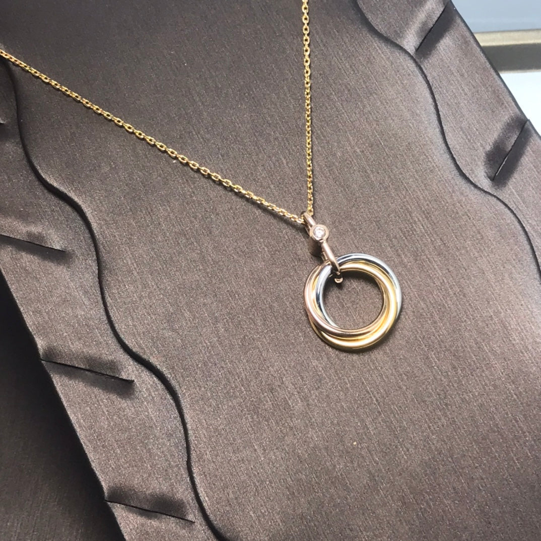 [Marin]COLLIER TRINITY ARGENT OR OR ROSE