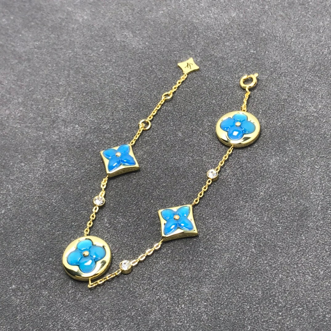 [Marin]ÉTOILE ET SOLEIL TURQUOISE 4 MOTIFS 3 DIAMANTS