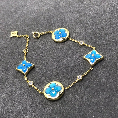 [Marin]STAR AND SUN TURQUOISE 4 MOTIFS 3 DIAMONDS