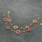 [Marin]STAR AND SUN CARNELIAN 4 MOTIFS 3 DIAMONDS