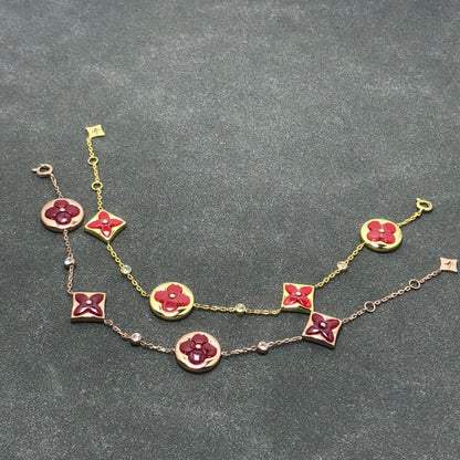 [Marin-Jewelry]STAR AND SUN CARNELIAN 4 MOTIFS 3 DIAMONDS