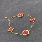 [Marin]STAR AND SUN CARNELIAN 4 MOTIFS 3 DIAMONDS