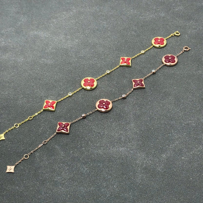 [Marin-Jewelry]STAR AND SUN CARNELIAN 4 MOTIFS 3 DIAMONDS