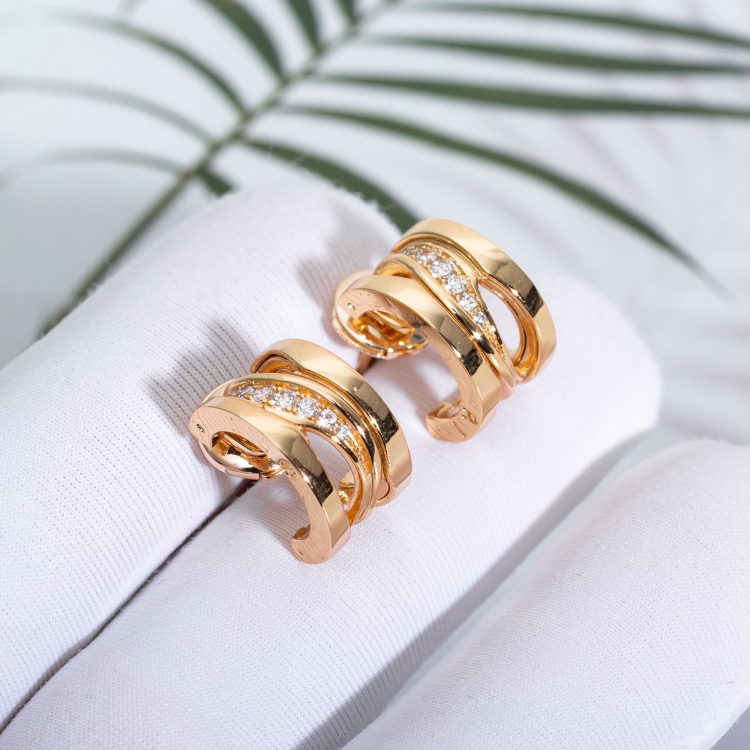 [Marin]ZERO 1 PINK GOLD DIAMONDS EARRINGS
