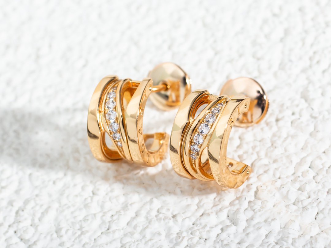 [Marin]ZERO 1 PINK GOLD DIAMONDS EARRINGS