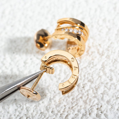 [Marin]ZERO 1 PINK GOLD DIAMONDS EARRINGS