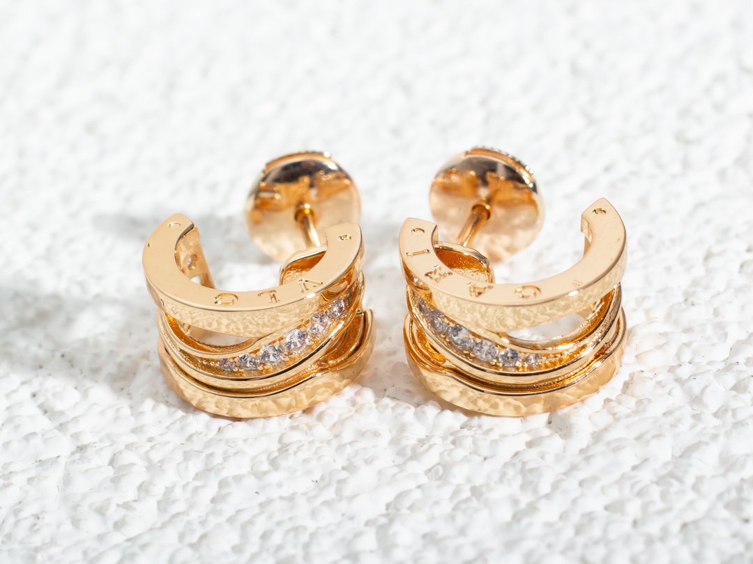 [Marin]ZERO 1 PINK GOLD DIAMONDS EARRINGS