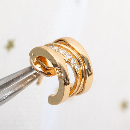 [Marin]ZERO 1 PINK GOLD DIAMONDS EARRINGS