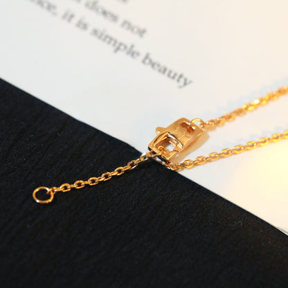 [Marin-Jewelry]STAR AND SUN DIAMOND PINK GOLD NECKLACE