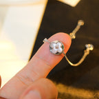 [Marin]SUN MOTIF PINK MOP SILVER BRACELET
