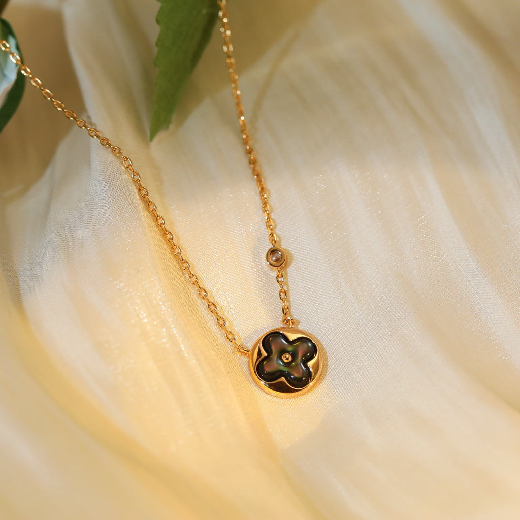 [Marin]COLLIER SUN PENDENTIF OR ROSE 1 DIAMANT
