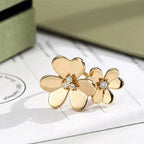 [Marin]BAGUE EN DIAMANT CLOVER COMOS OR