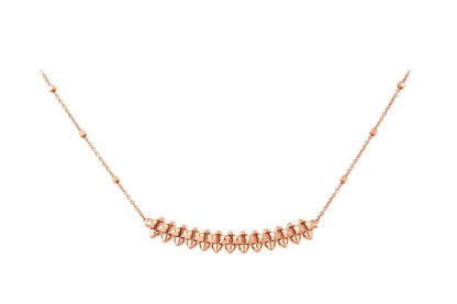 [Marin]CLASH PINK GOLD NECKLACE