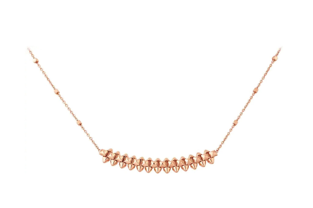 [Marin]CLASH PINK GOLD NECKLACE