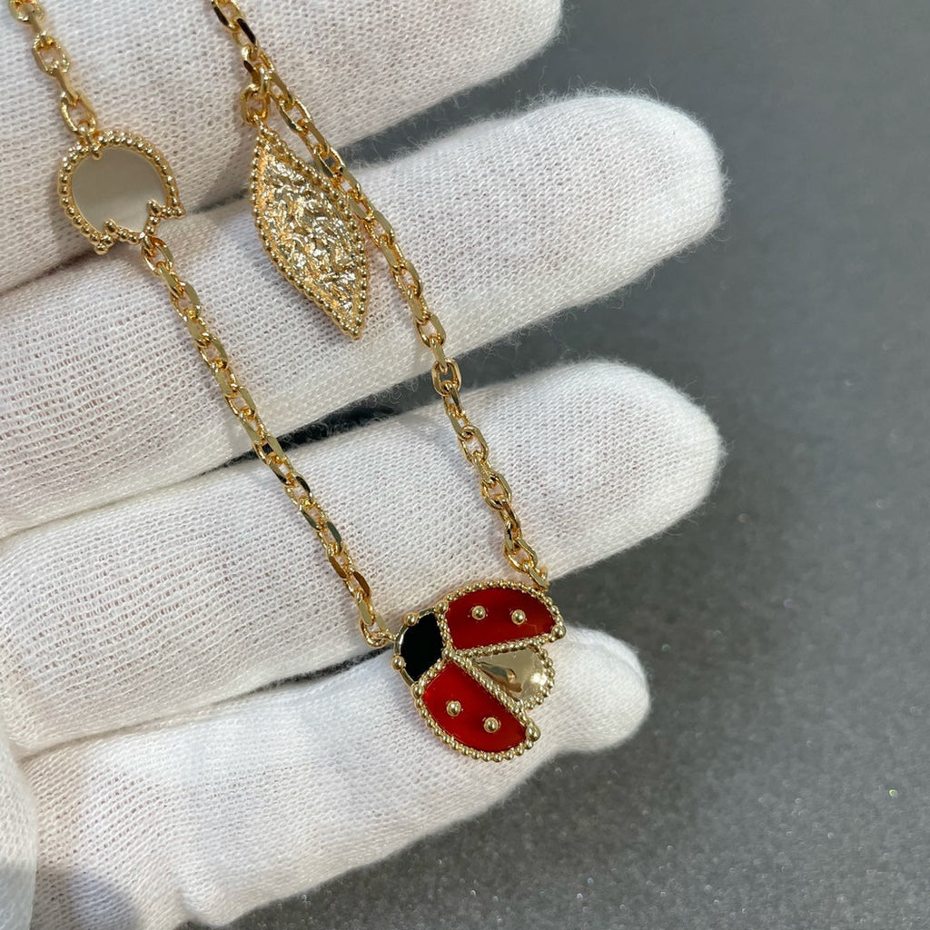 [Marin]LUCKY SPRING 15 MOTIFS GOLD NECKLACE