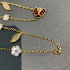 [Marin]LUCKY SPRING 15 MOTIFS GOLD NECKLACE