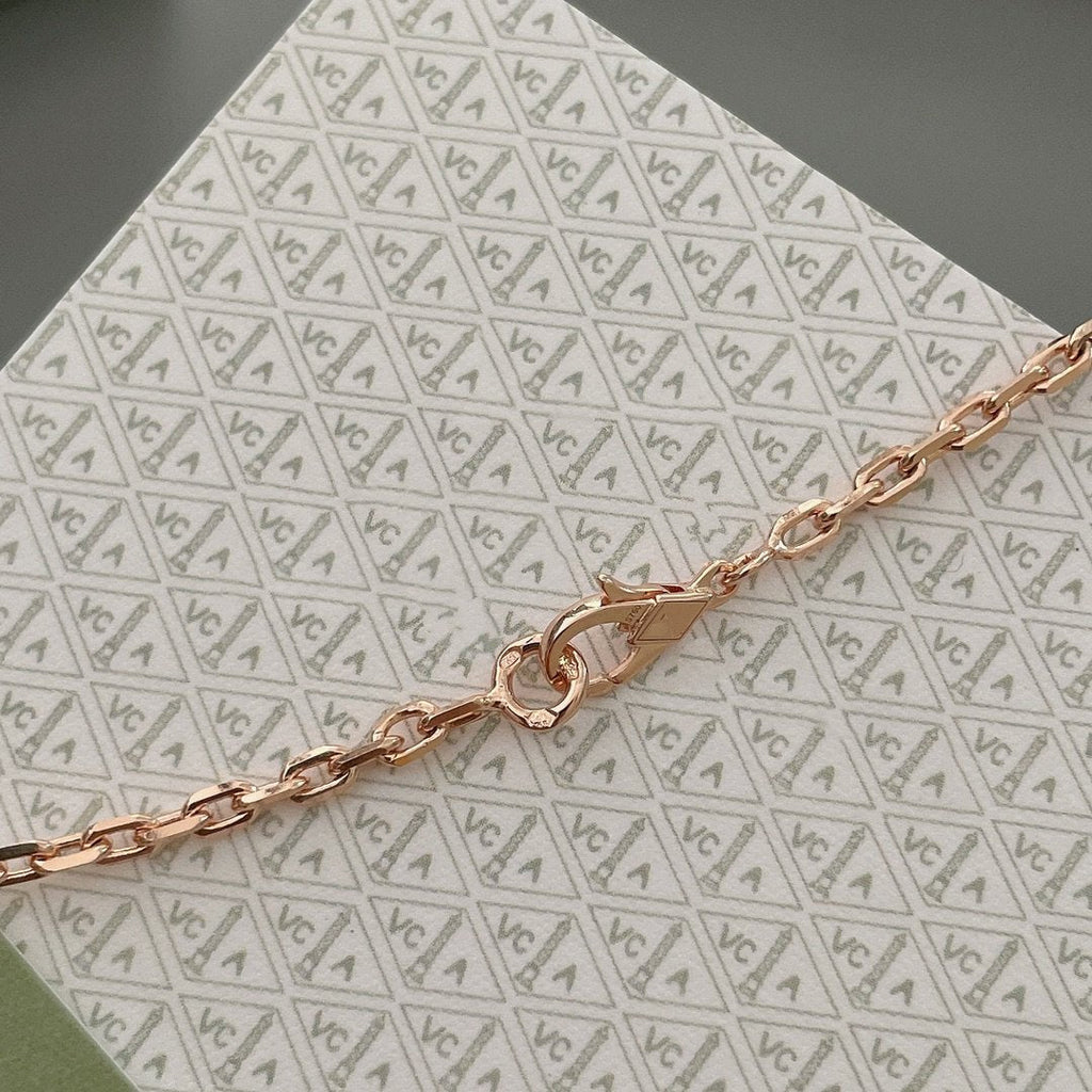 [Marin]COLLIER LUCKY SPRING 15 MOTIFS OR ROSE