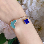 [Marin]BRACELET LUCKY SPRING ARGENT 4 MOTIFS