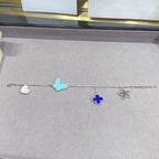 [Marin]BRACELET LUCKY SPRING ARGENT 4 MOTIFS
