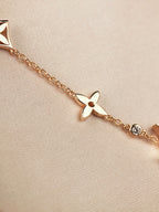 [Marin]BRACELET ÉTOILE ET SOLEIL 7 MOTIFS OR