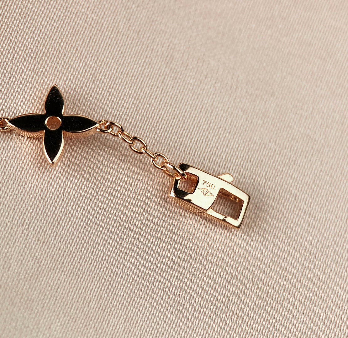 [Marin]BRACELET ÉTOILE ET SOLEIL 7 MOTIFS OR