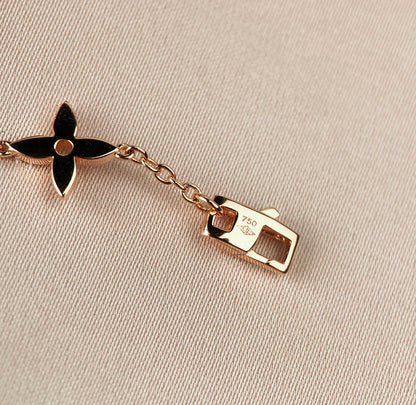 [Marin]STAR AND SUN 7 MOTIFS GOLD BRACELET