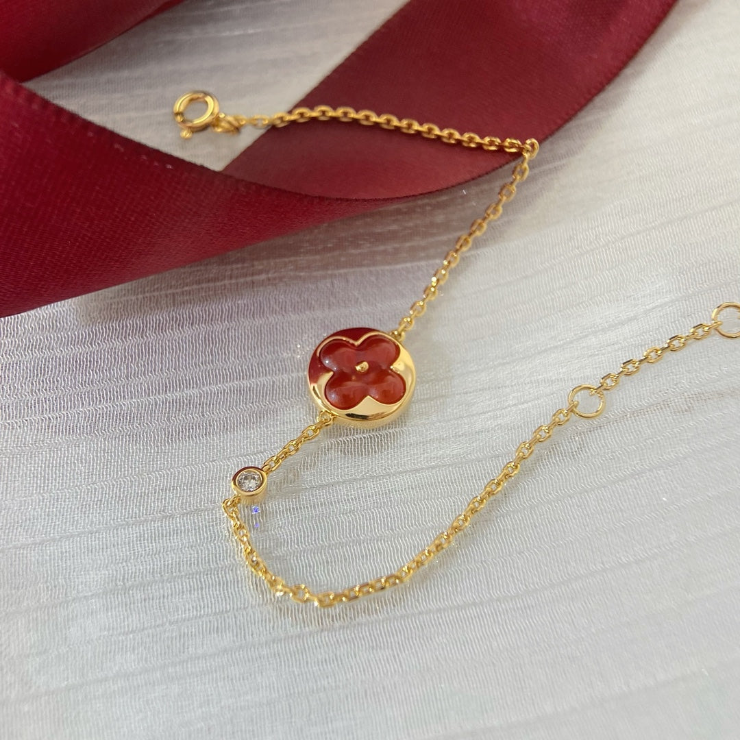 [Marin]SUN PEDANT CARNELIAN BRACELET