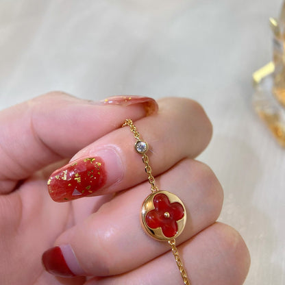 [Marin]SUN PEDANT CARNELIAN BRACELET