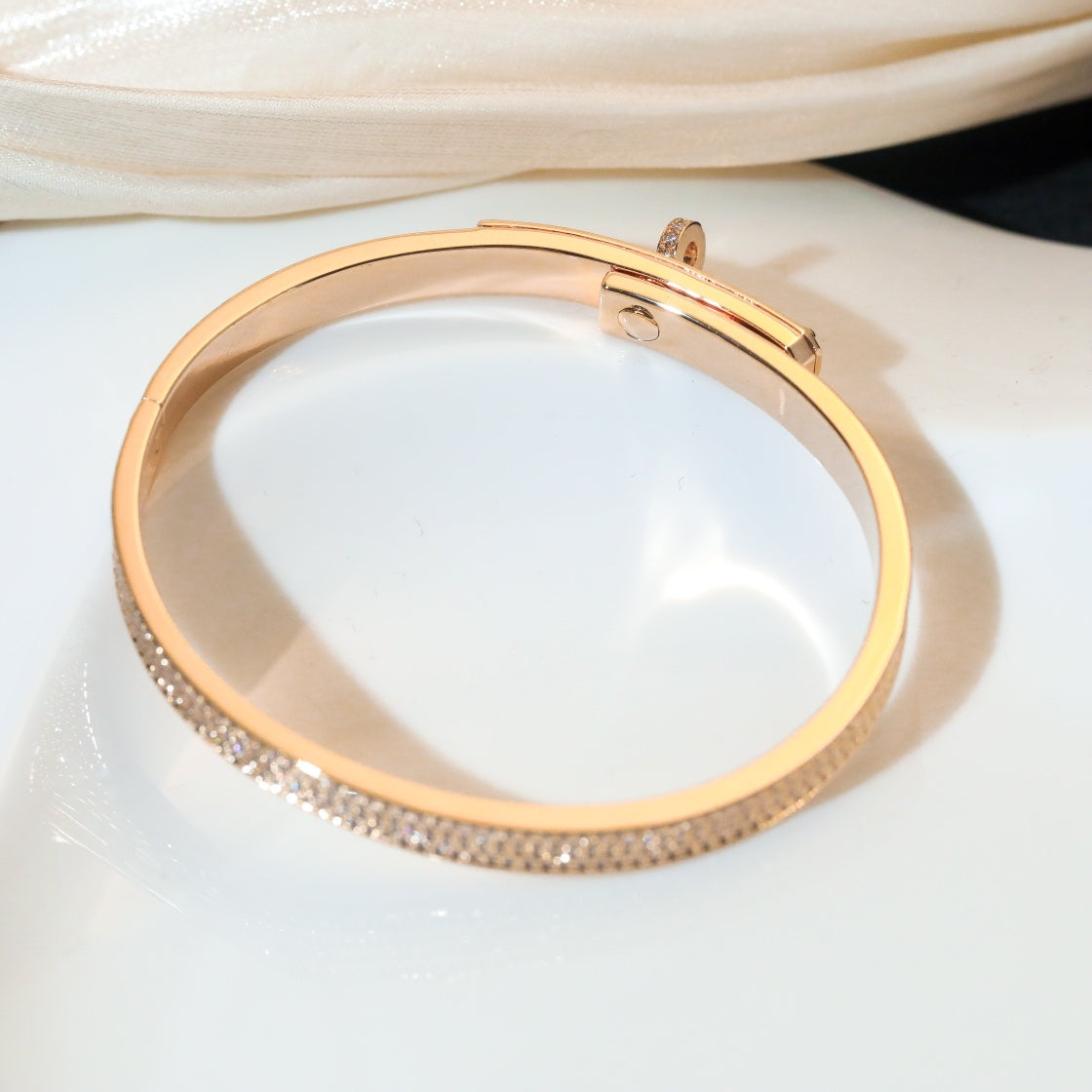 [Marin-Jewelry]KELLY BRACELET DIAMOND PAVED