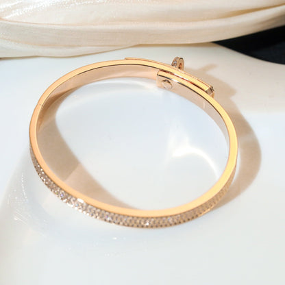 [Marin-Jewelry]KELLY BRACELET DIAMOND PAVED