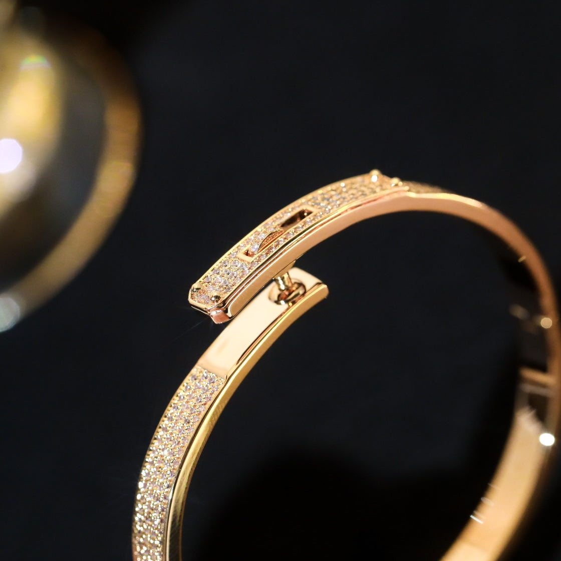 [Marin-Jewelry]KELLY BRACELET DIAMOND PAVED