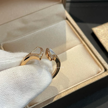 [Marin]DREAM MOP DIAMOND OPEN RING