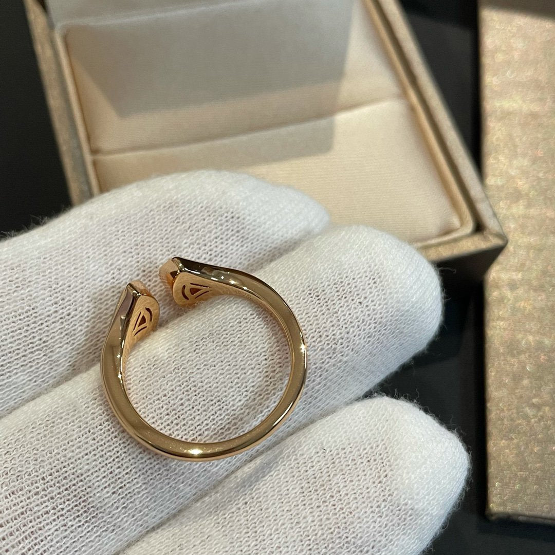 [Marin]DREAM MOP DIAMOND OPEN RING