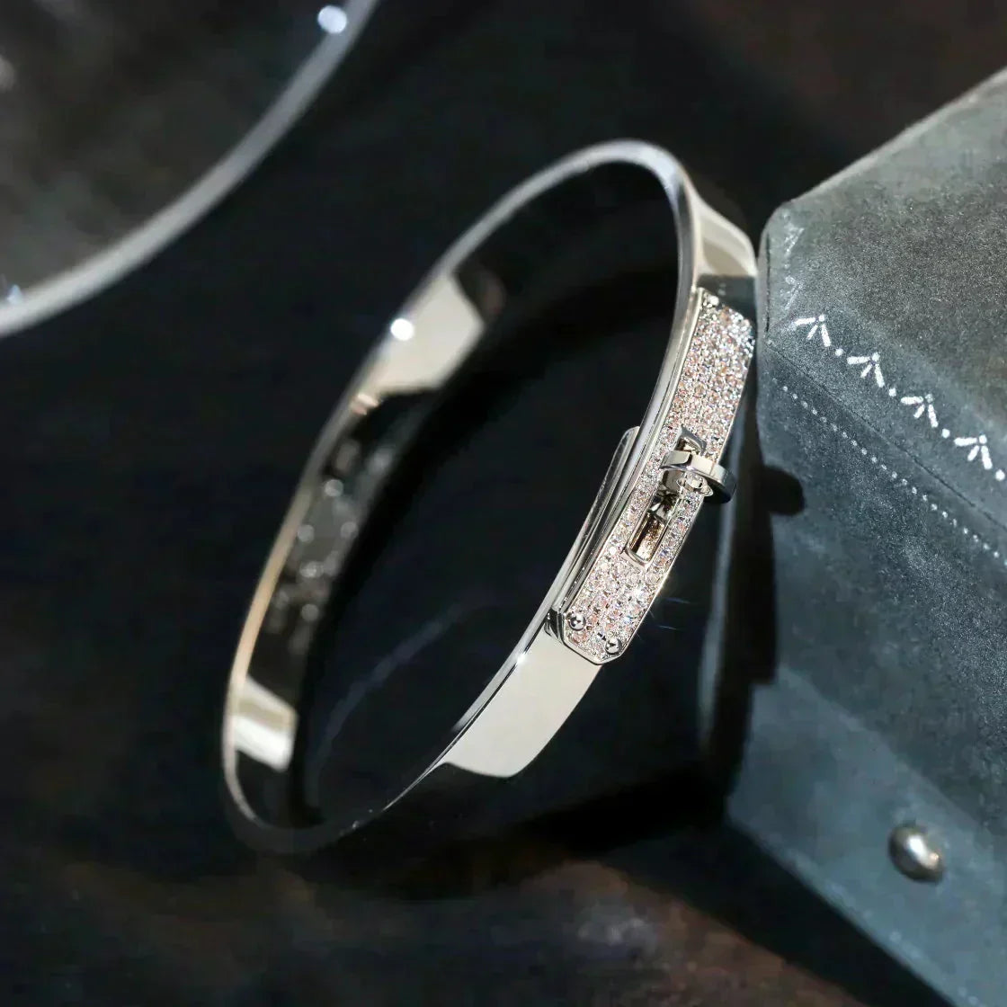 [Marin]KELLY SILVER DIAMOND BRACELET