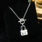 [Marin]POP H PEDANT SILVER NECKLACE