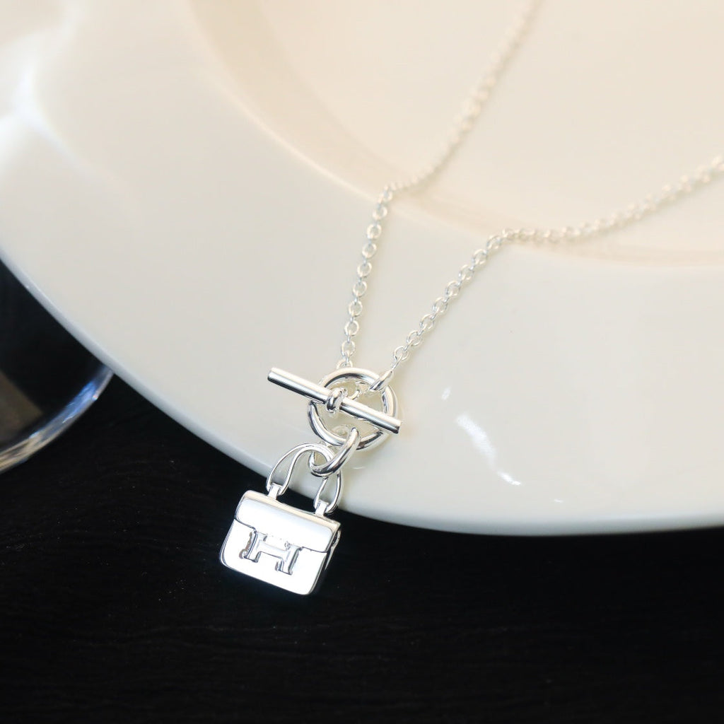 [Marin]POP H PEDANT SILVER NECKLACE