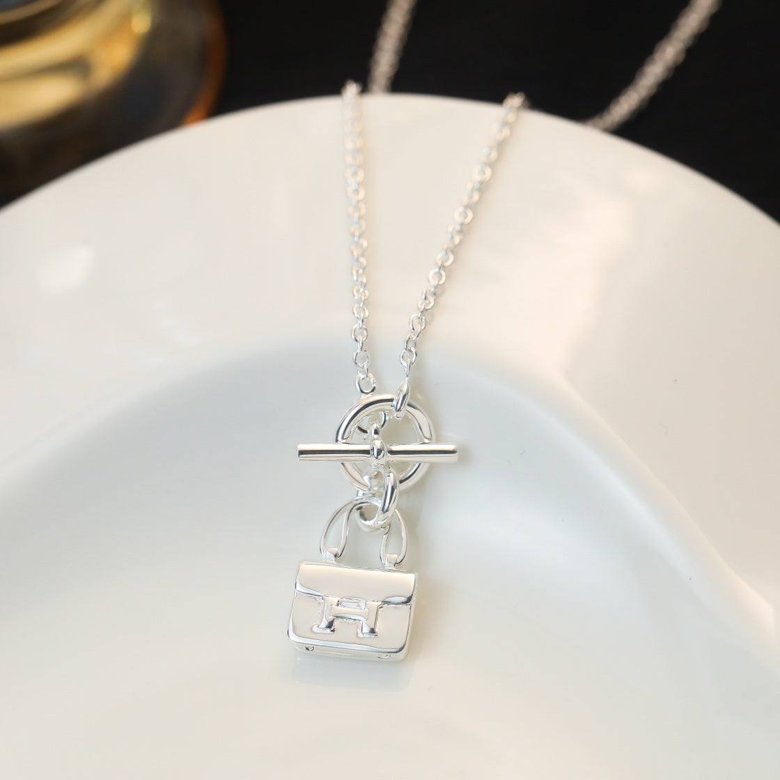 [Marin]COLLIER PENDENTIF POP EN ARGENT