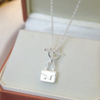 [Marin]POP H PEDANT SILVER NECKLACE