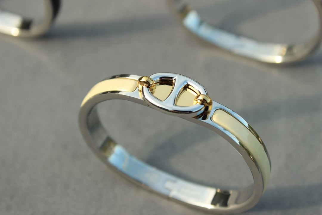 [Marin-Jewelry]CLIC CHAINE SILVER BRACELET