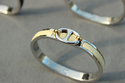 [Marin-Jewelry]CLIC CHAINE SILVER BRACELET