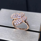 [Marin]BUTTERFLY PINK GOLD DIAMOND RING