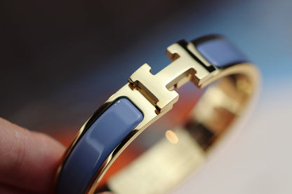 [Marin-Jewelry]H BRACELET 12MM BLUE GRAY