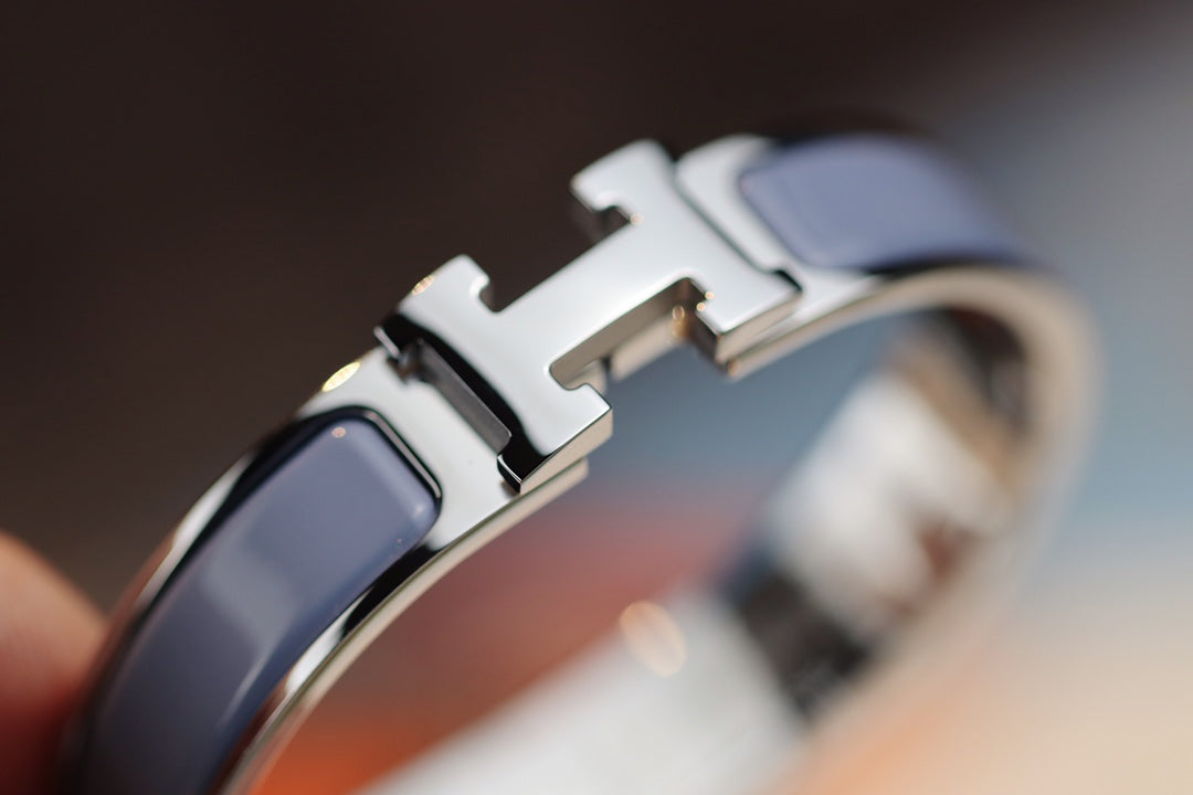 [Marin-Jewelry]H BRACELET 12MM BLUE GRAY