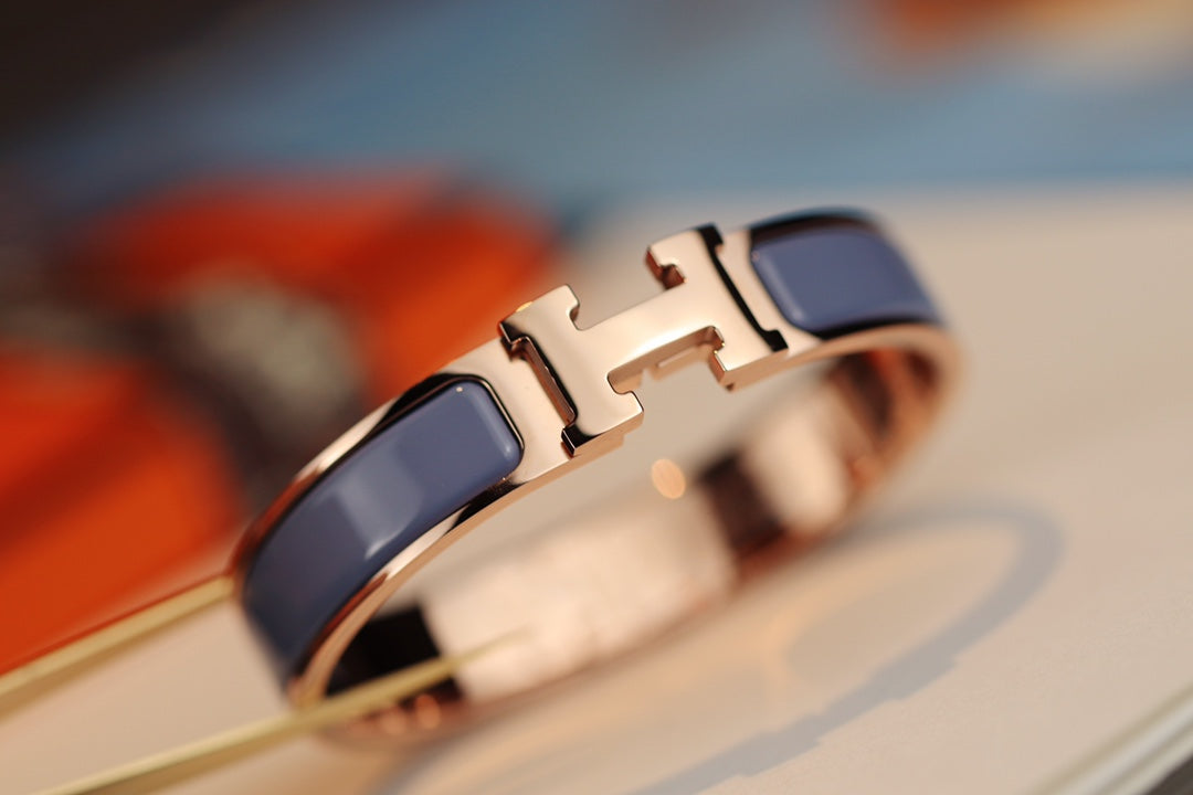 [Marin-Jewelry]H BRACELET 12MM BLUE GRAY
